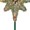 21" Lighted Gold Star of Bethlehem Christmas Tree Topper - Multicolor Lights